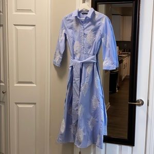 Zara printed shirt dress